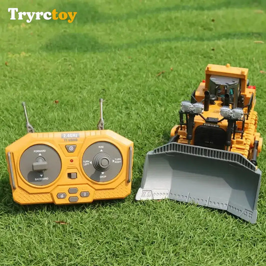 RC Bulldozer 1/20 Scale – 9CH Remote Control Hydraulic Construction Vehicle