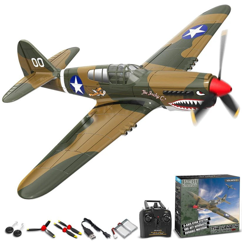 P40 Warhawk RC Plane 4CH RTF with XPilot Stabilization