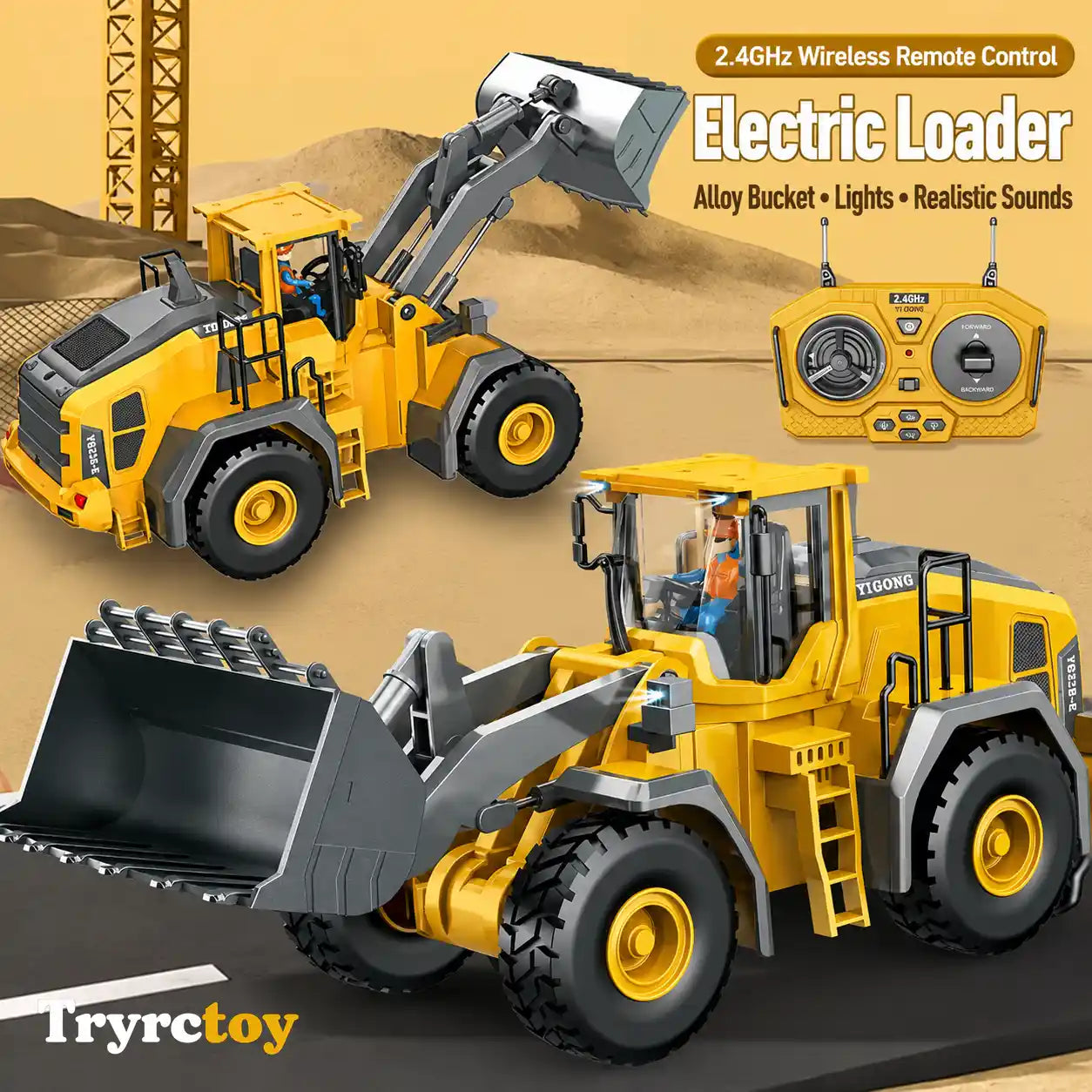 RC Excavator Toy